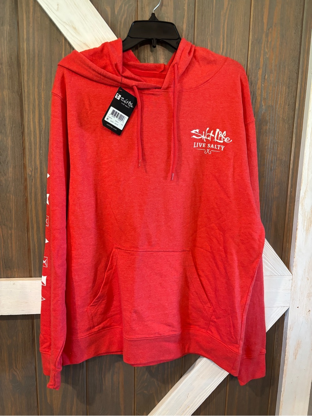 Salt Life Men’s Red Hoodie Sz Large